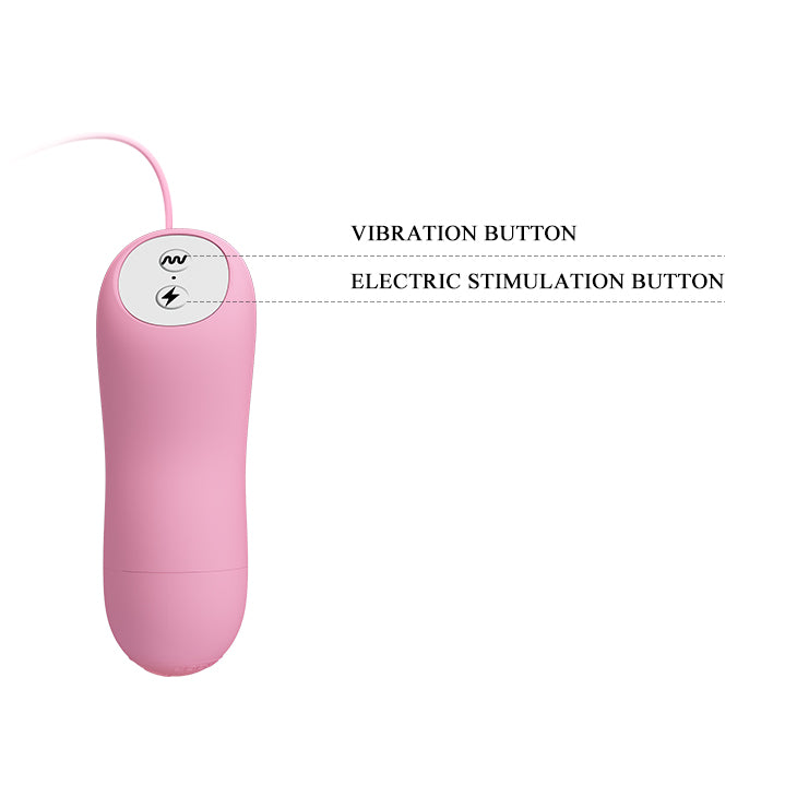 Adjustable Vibrating Nipple Clamps – 7 Vibration Modes & 3-Level Electro Stimulation for Intense Pleasure