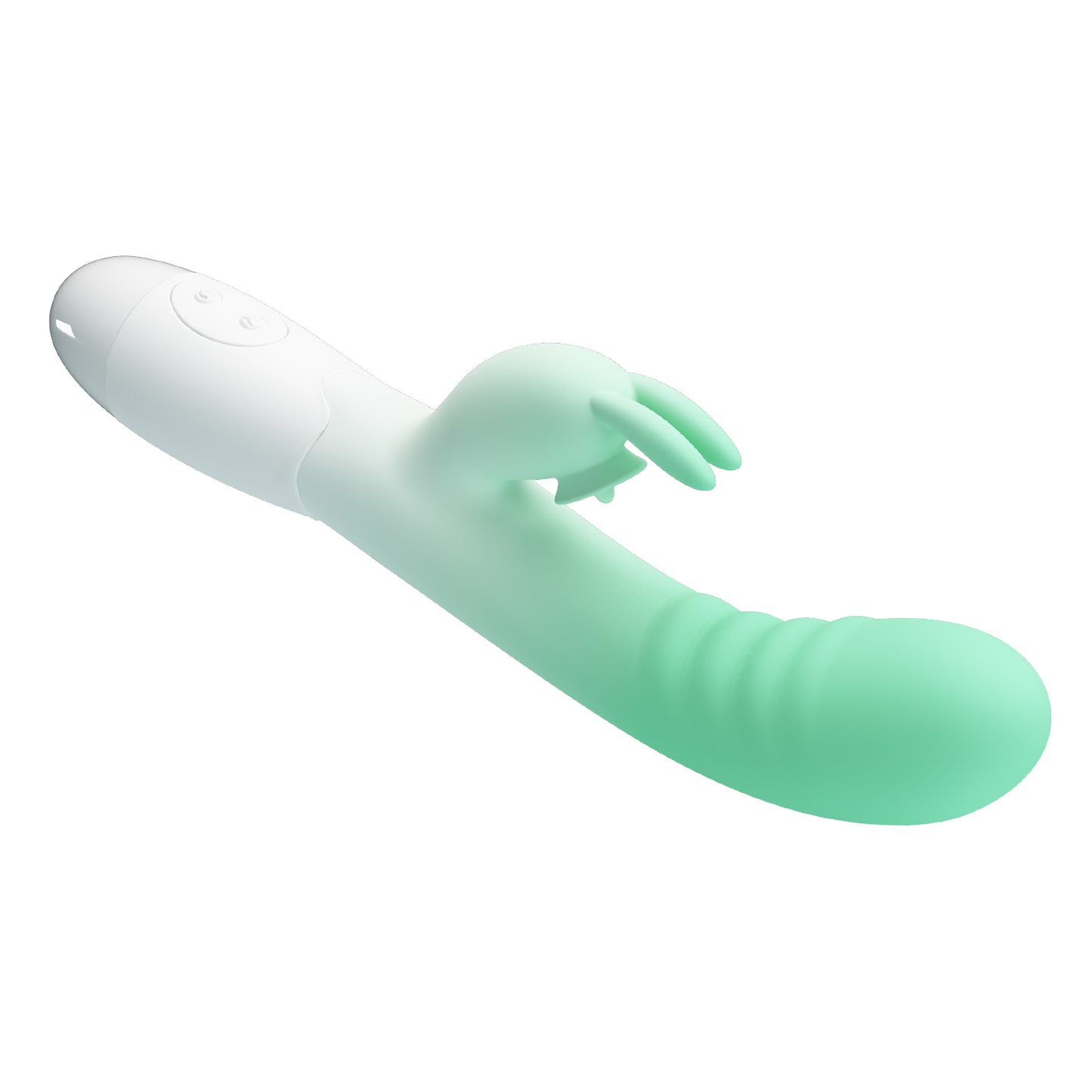 30-Function Silicone Rabbit Vibrator – Dual Motors for Clitoral & G-Spot Stimulation