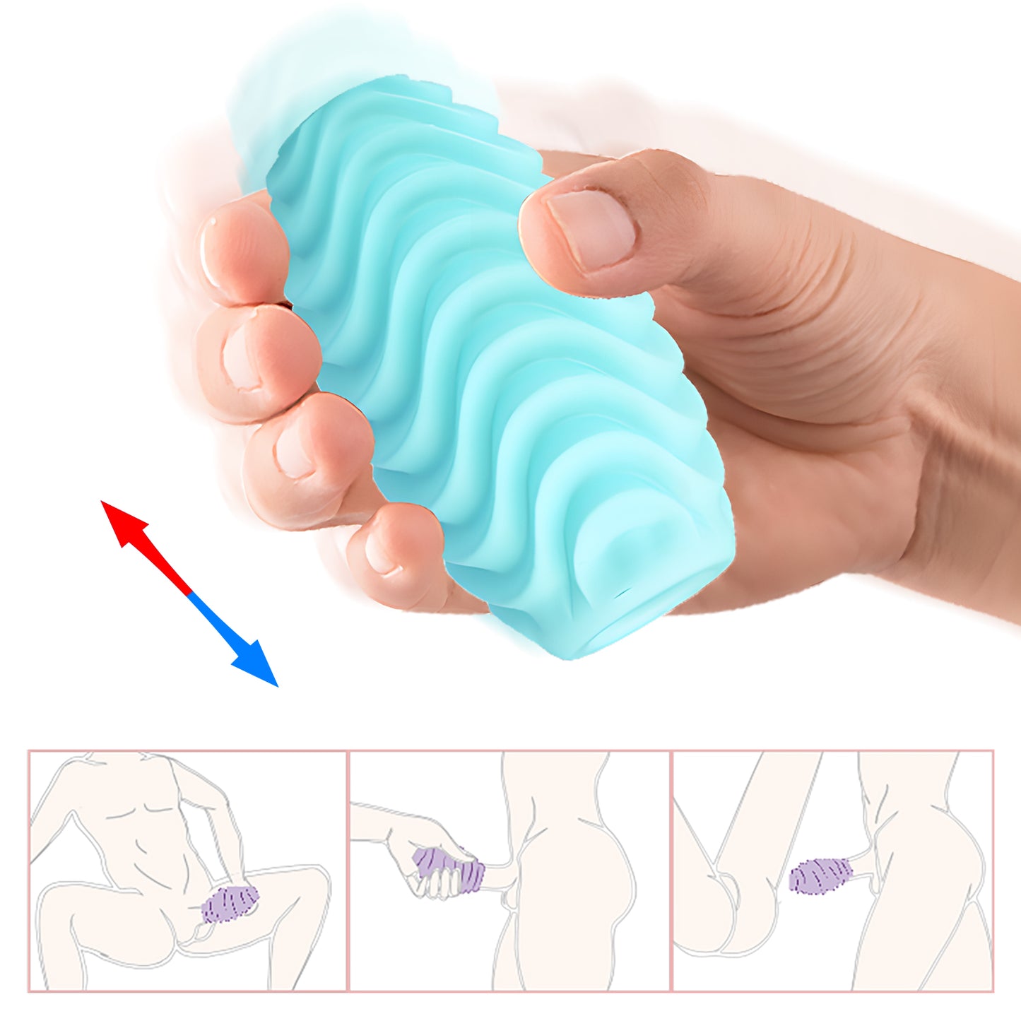 Fantastic Egg Hard Boiled – Stretchable Textured Stroker Sleeve for Intense Stimulation