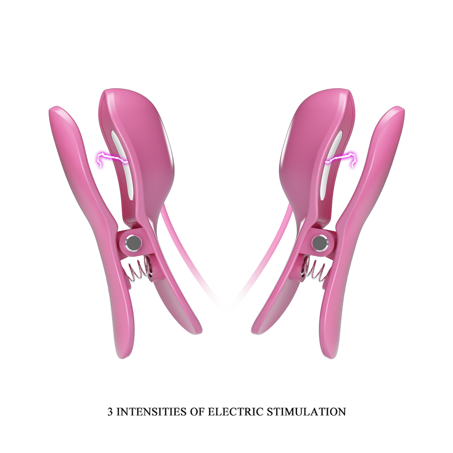 Adjustable Vibrating Nipple Clamps with Electro Stimulation – Intense Pleasure & Multi-Speed Vibes