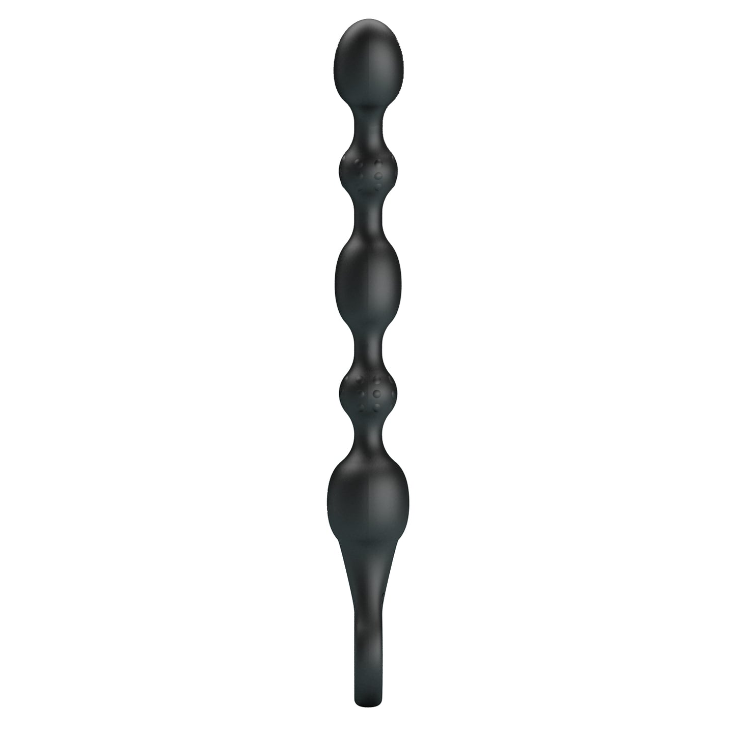 10-Mode Beaded Anal Vibrator – USB Rechargeable Silicone Butt Plug for P-Spot or G-Spot Stimulation
