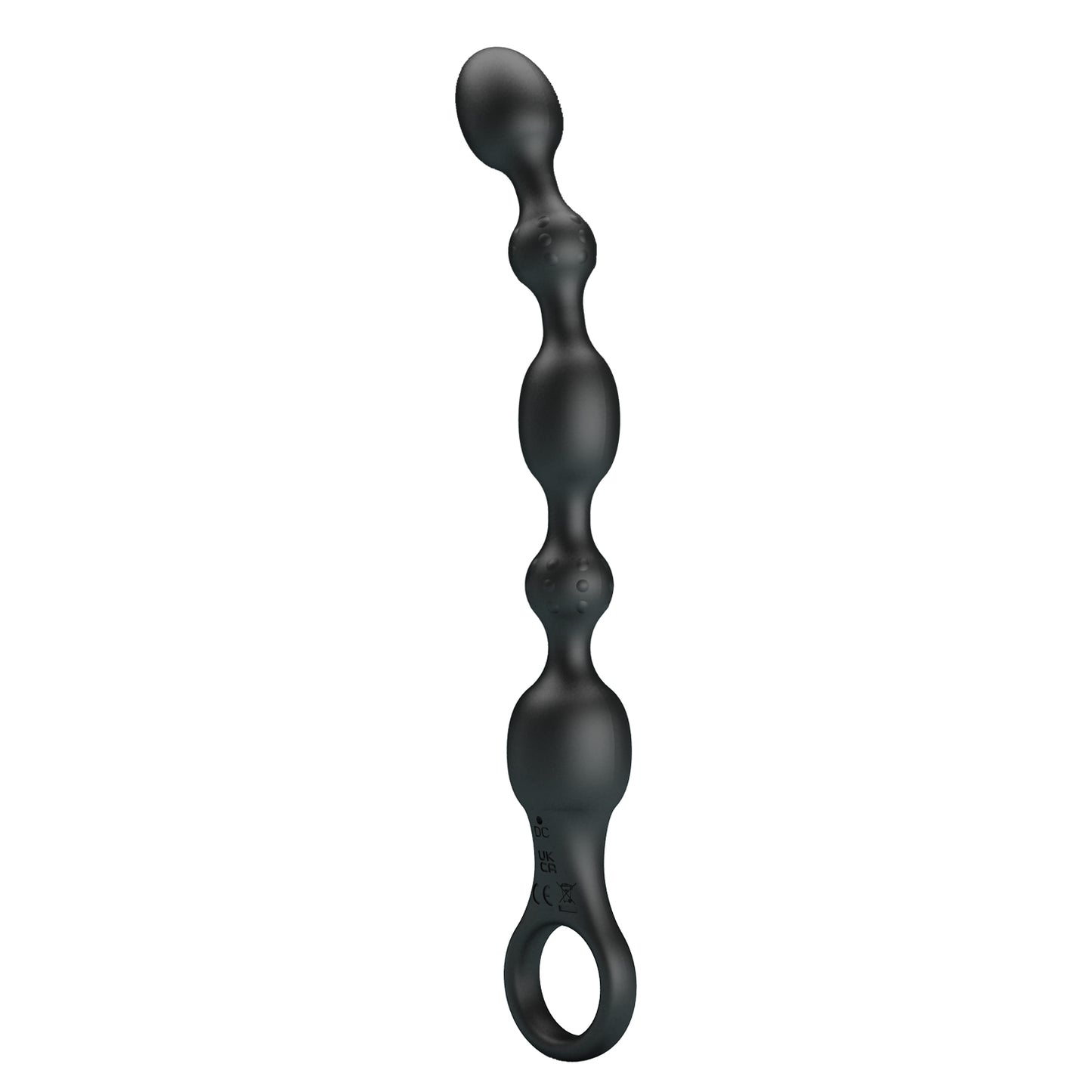 10-Mode Beaded Anal Vibrator – USB Rechargeable Silicone Butt Plug for P-Spot or G-Spot Stimulation