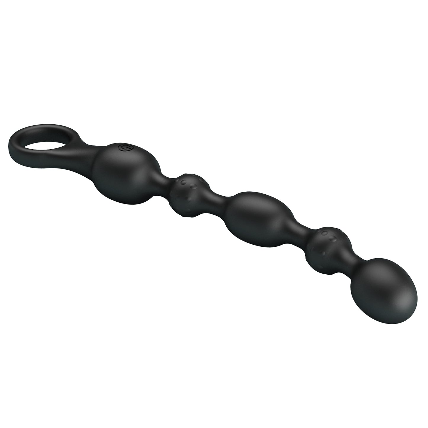 10-Mode Beaded Anal Vibrator – USB Rechargeable Silicone Butt Plug for P-Spot or G-Spot Stimulation