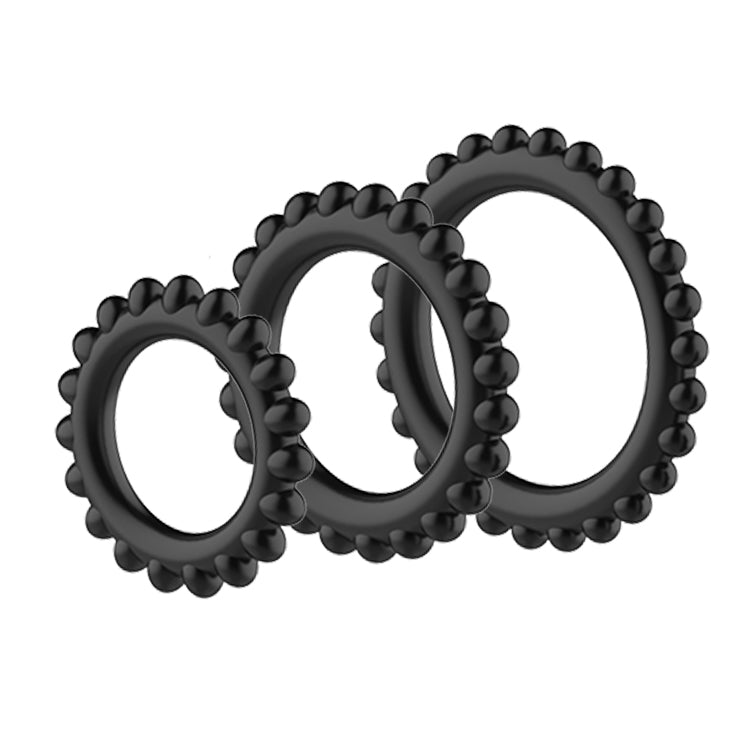 3-Piece Silicone Cock Ring Set | Longer-Lasting Erections & Enhanced Pleasure | Body-Safe Material