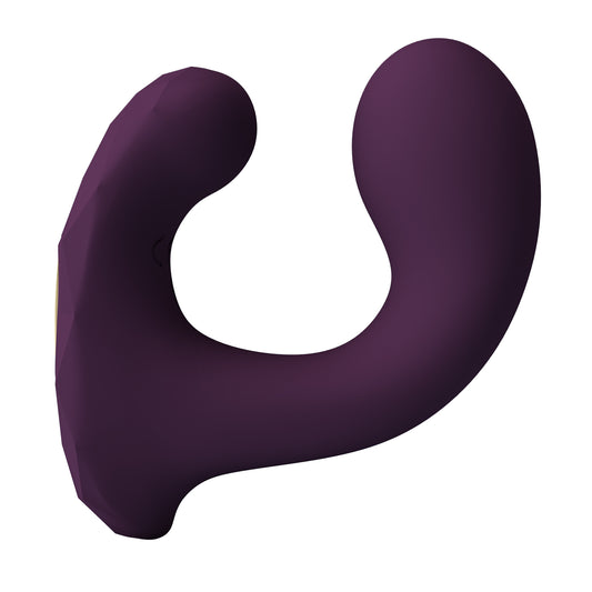 Dual-Motor C-Shaped Couple Vibrator – 12 Vibration Modes for G-Spot & Clitoral Stimulation | App-Controlled