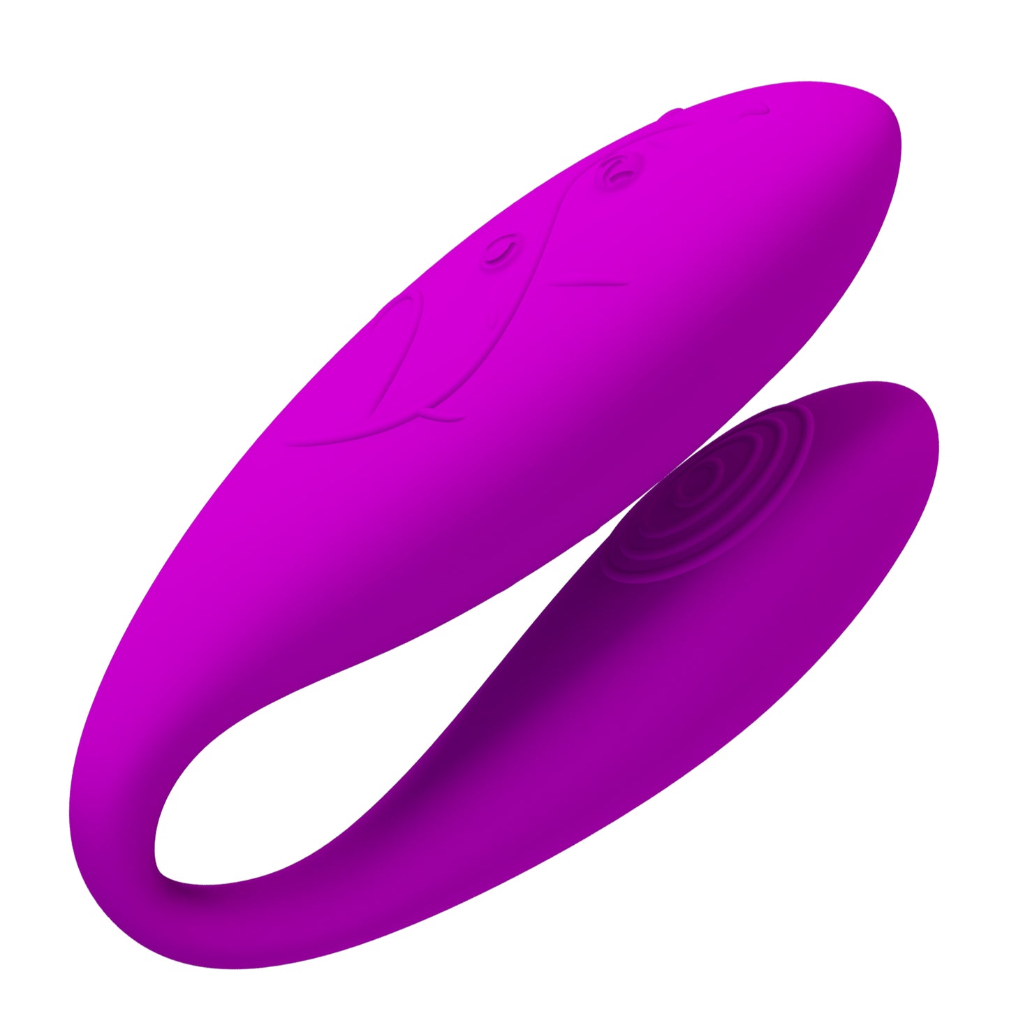 Classic C-Shaped Couple Vibrator – Dual Motors, 30 Vibration Modes, Rechargeable & Waterproof