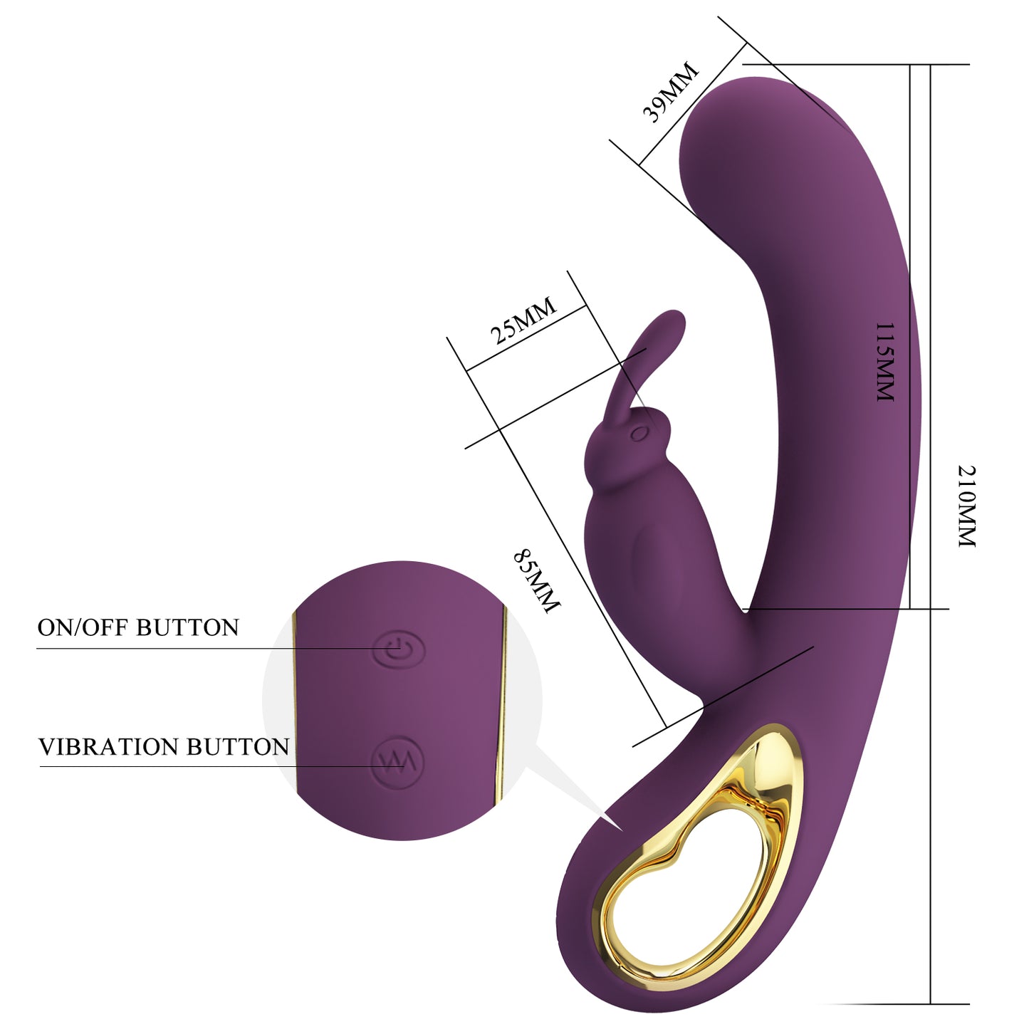 Dual-Motor Rabbit Vibrator with 12 Vibration Modes – App-Controlled Clitoral & G-Spot Massager for Explosive Pleasure