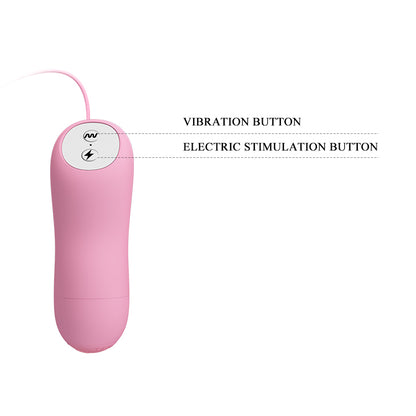 Adjustable Vibrating Nipple Clamps – 7 Vibration Modes & 3-Level Electro Stimulation for Intense Pleasure
