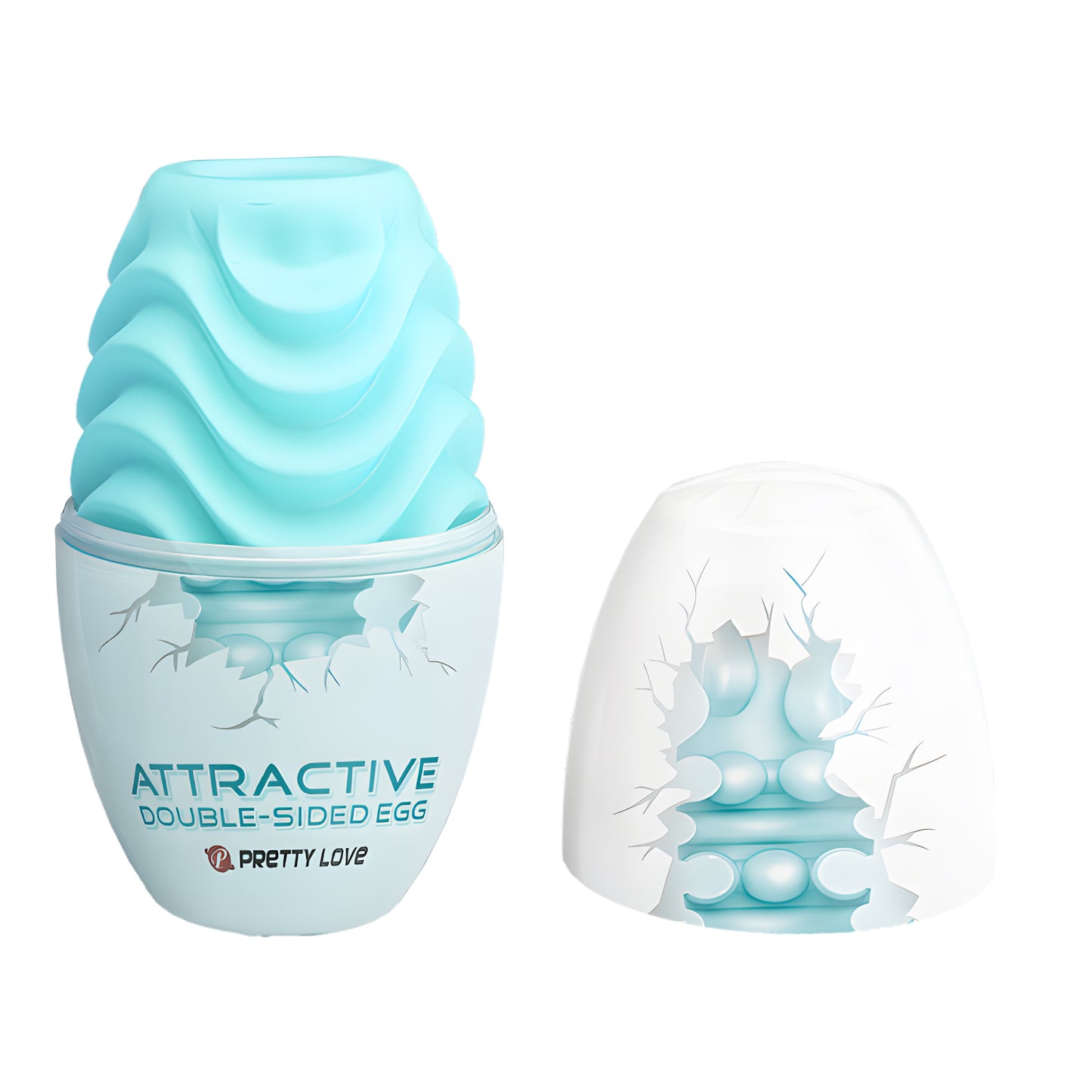 Fantastic Egg Hard Boiled – Stretchable Textured Stroker Sleeve for Intense Stimulation
