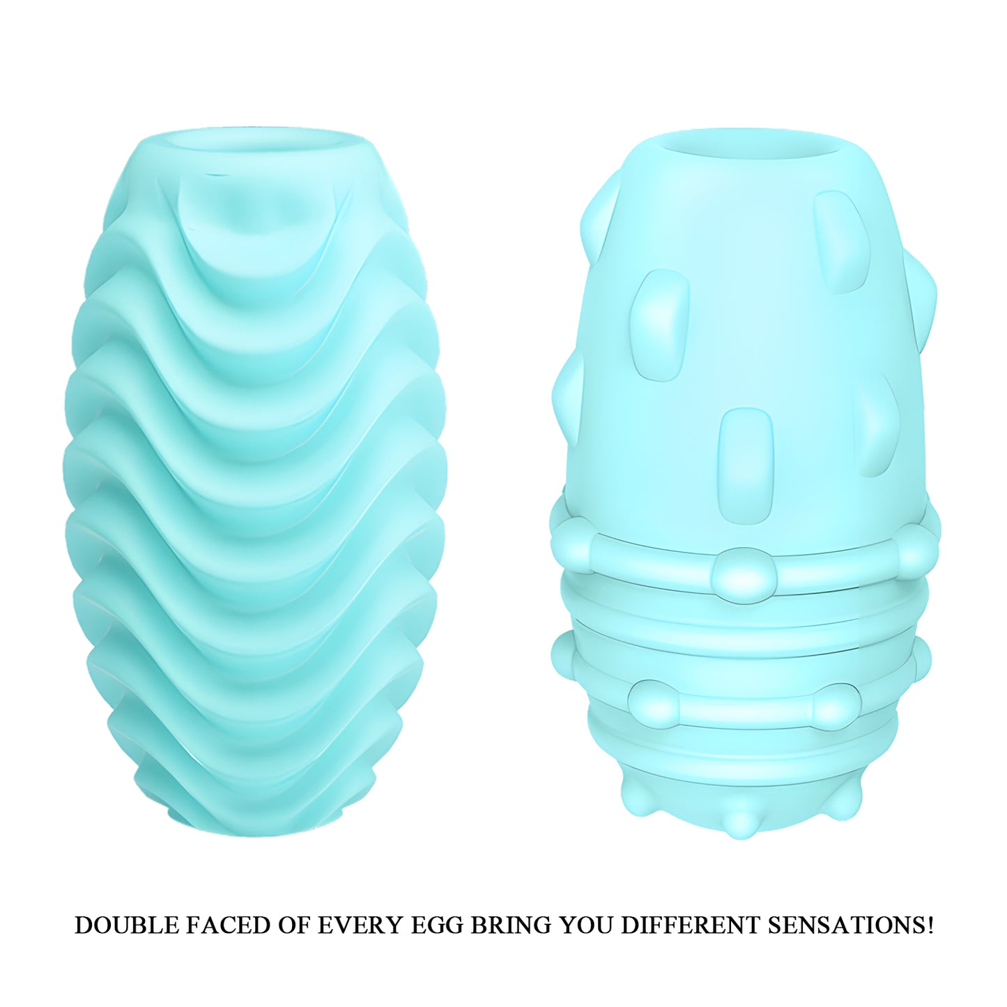 Fantastic Egg Hard Boiled – Stretchable Textured Stroker Sleeve for Intense Stimulation