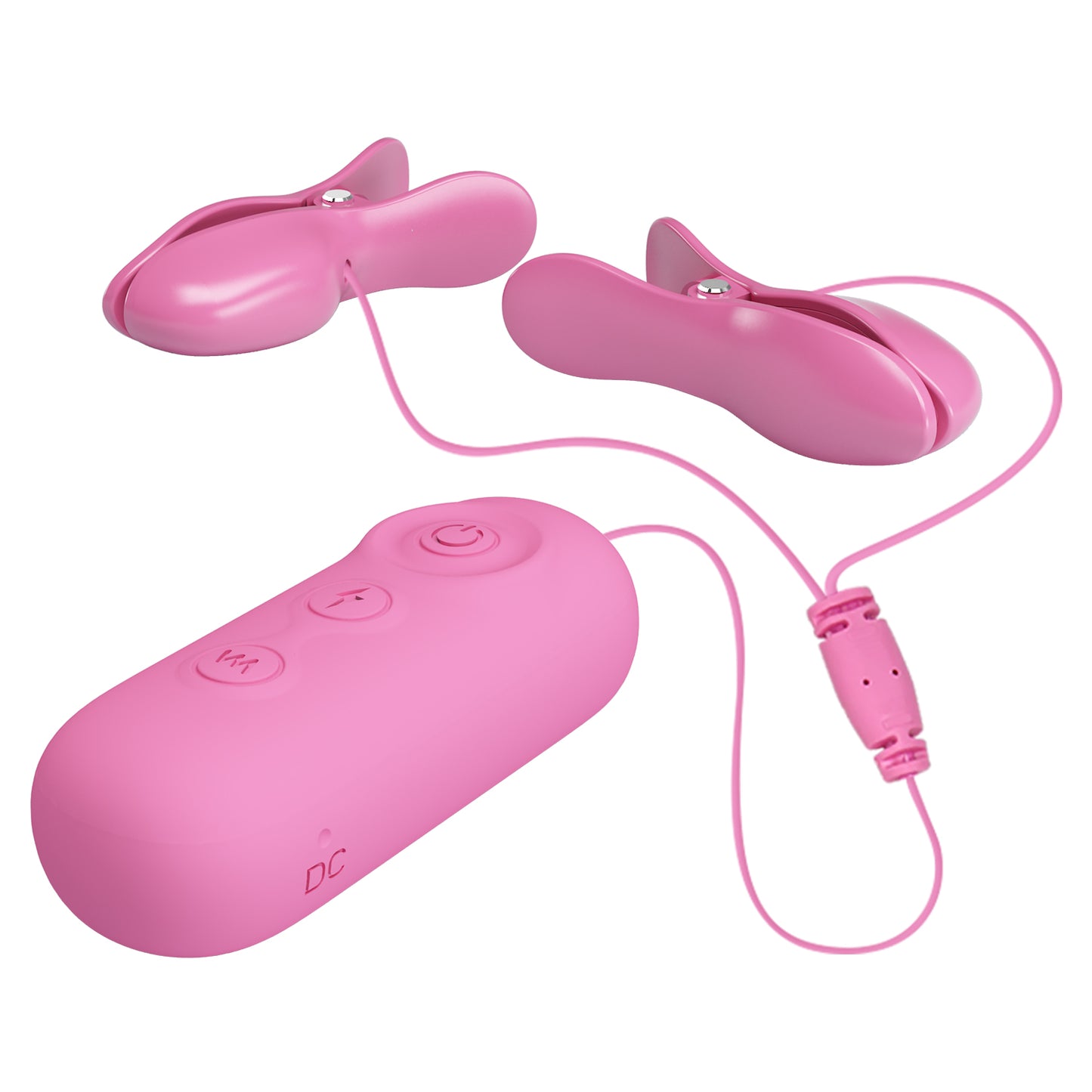 Adjustable Vibrating Nipple Clamps with Electro Stimulation – Intense Pleasure & Multi-Speed Vibes