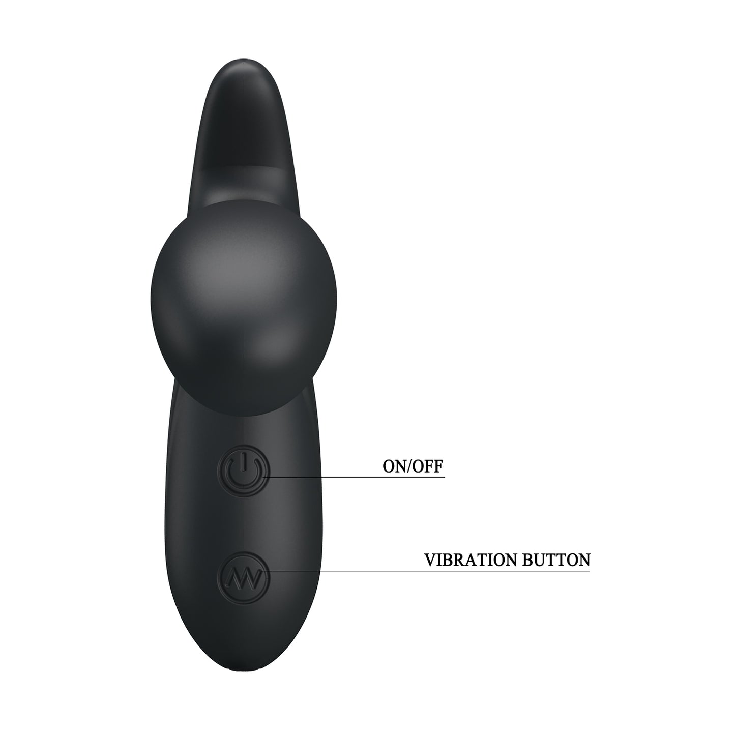 Luxury Prostate Massager with Dual Motor – Ergonomic P-Spot & Perineum Stimulation, USB Rechargeable