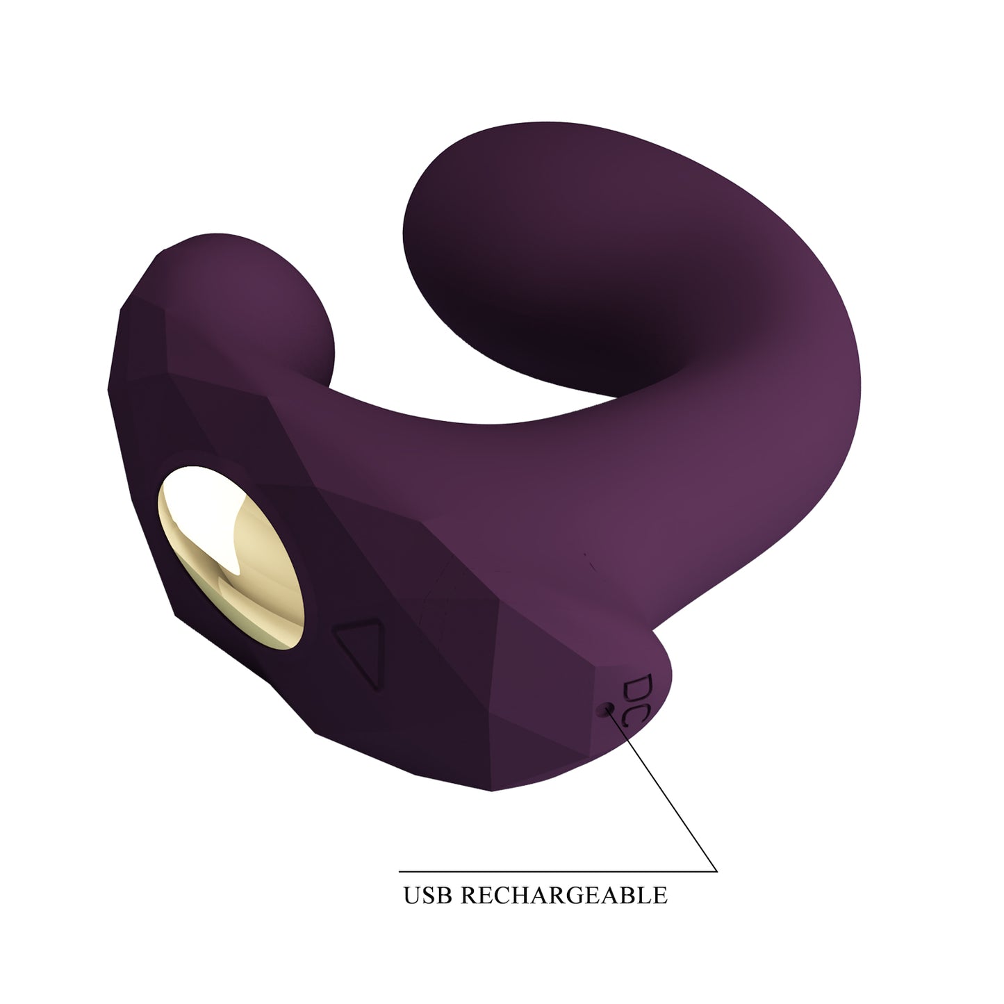 Dual-Motor C-Shaped Couple Vibrator – 12 Vibration Modes for G-Spot & Clitoral Stimulation | App-Controlled