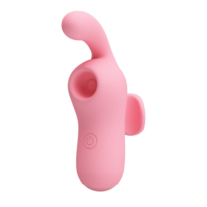 Dual-Stimulation Finger Vibrator | 10 Vibration + 10 Tapping Modes