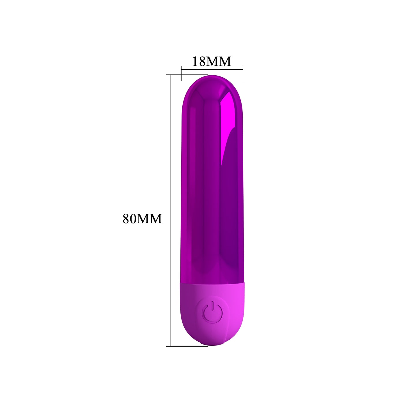 Mini Metal Bullet Vibrator | 10 Powerful Vibration Modes