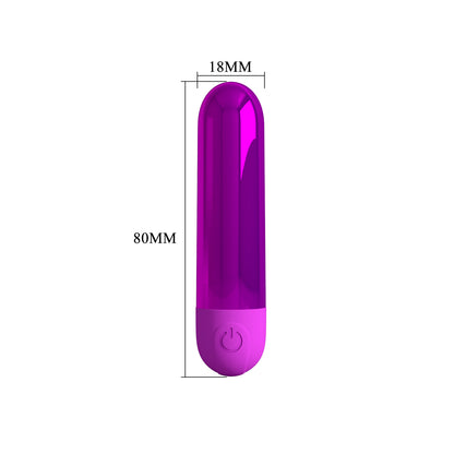 Mini Metal Bullet Vibrator | 10 Powerful Vibration Modes