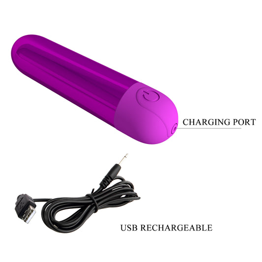 Mini Metal Bullet Vibrator | 10 Powerful Vibration Modes